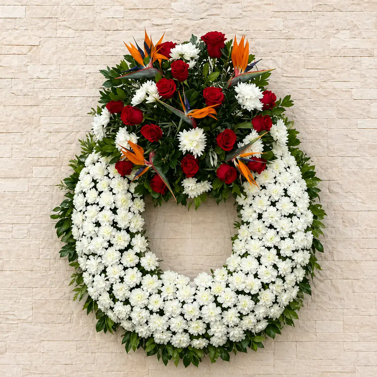 Corona de flores Humanes