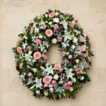 Corona de flores Trillo