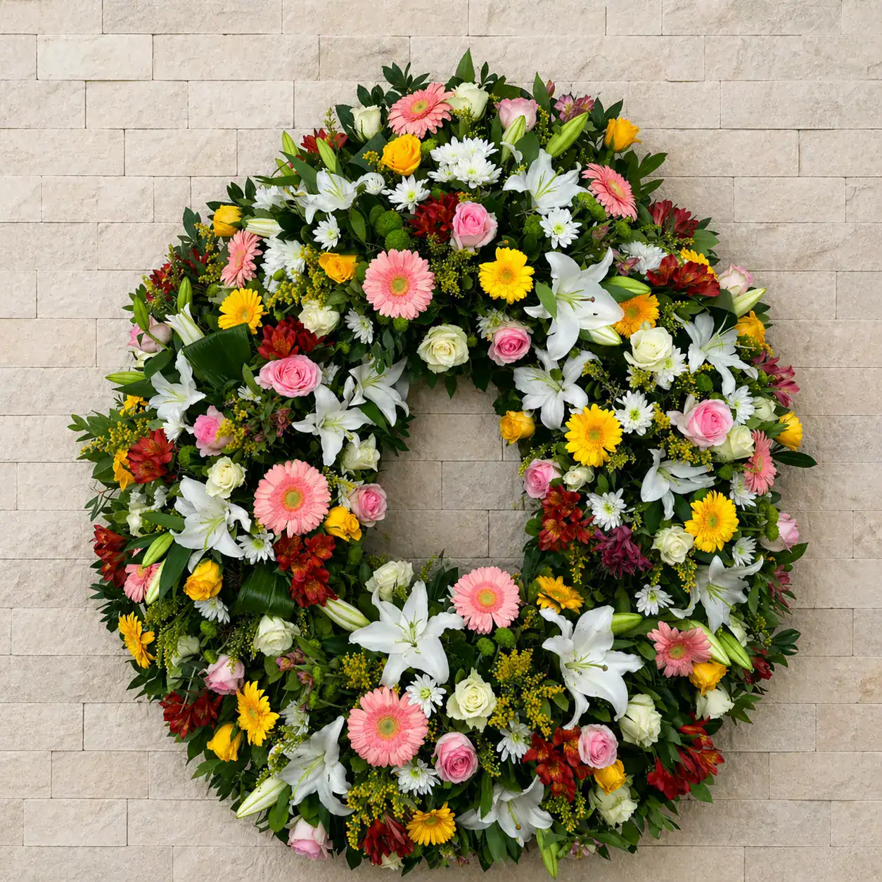 Corona de flores Olmeda de Cobeta