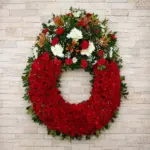 Corona de flores Panteón de la Duquesa de Sevillano